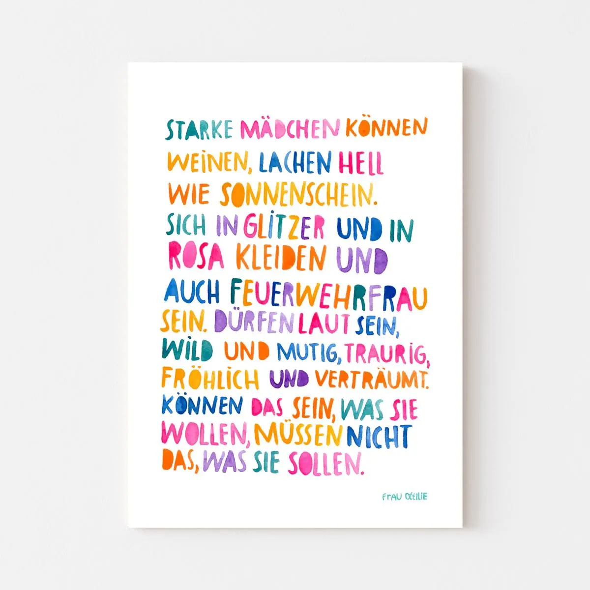 Print A3 *Starke Mädchen* 1