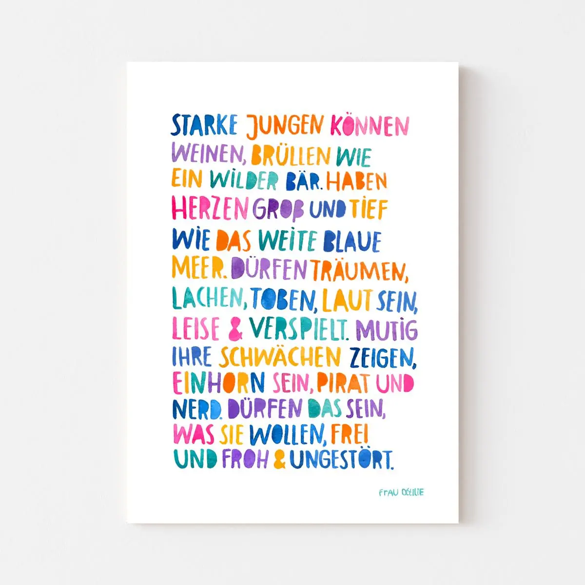 Print A3 *Starke Jungen* 1