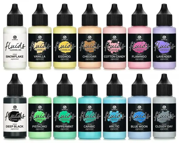 Octopus Fluids Opak Alkoholtinten-Set 14 Farben Deckend Schnelltrocknend 1