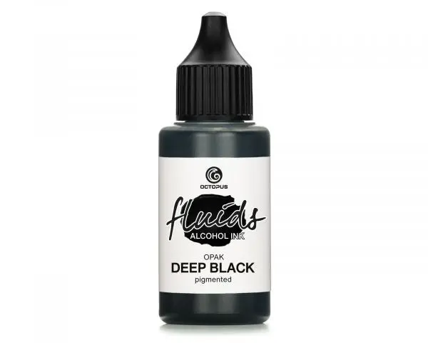 Octopus Fluids Alkoholtinte Opak Deep Black Schwarz 1