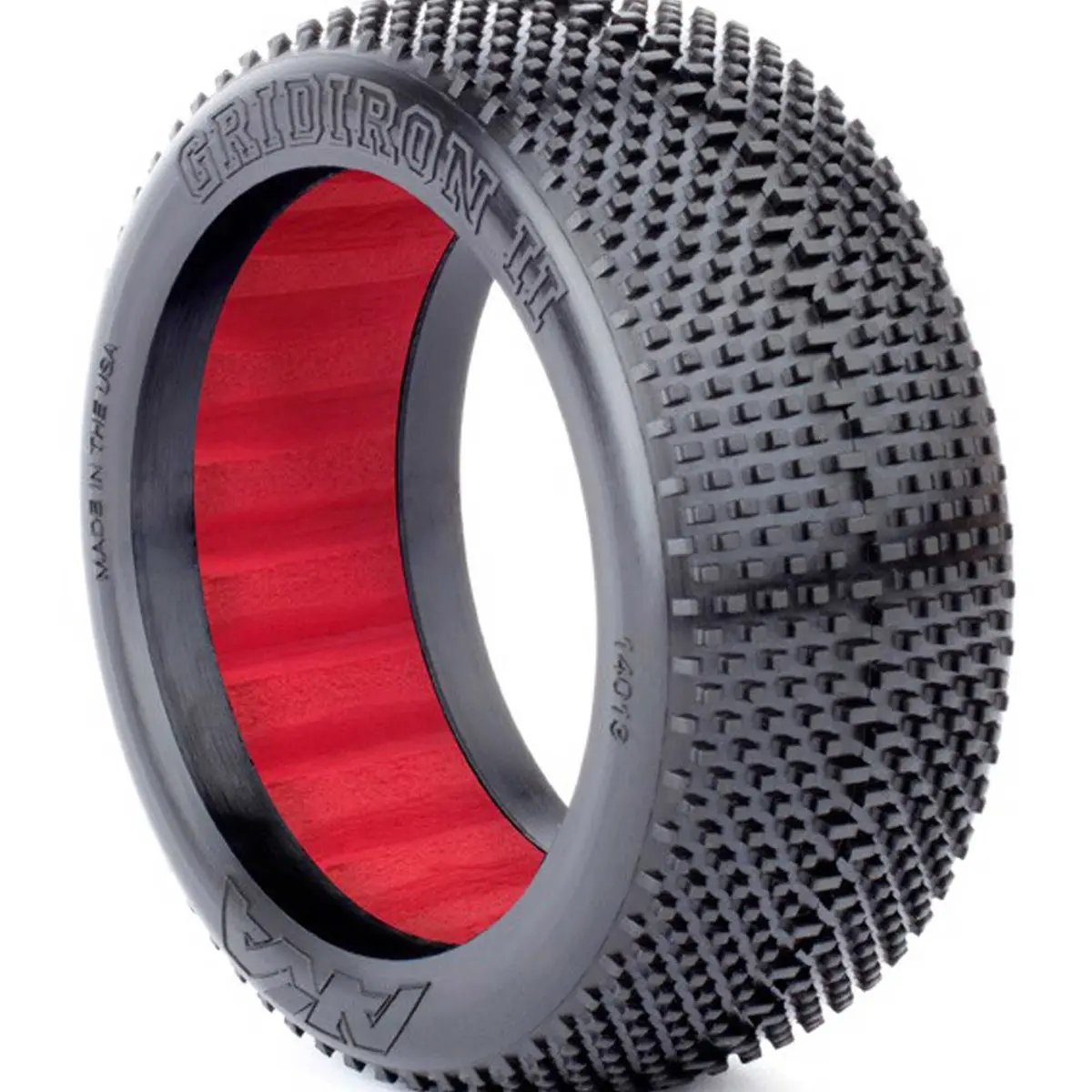 Aka Gridiron Ii 1/8 Buggy Tires Super Soft W/Red Insert 1