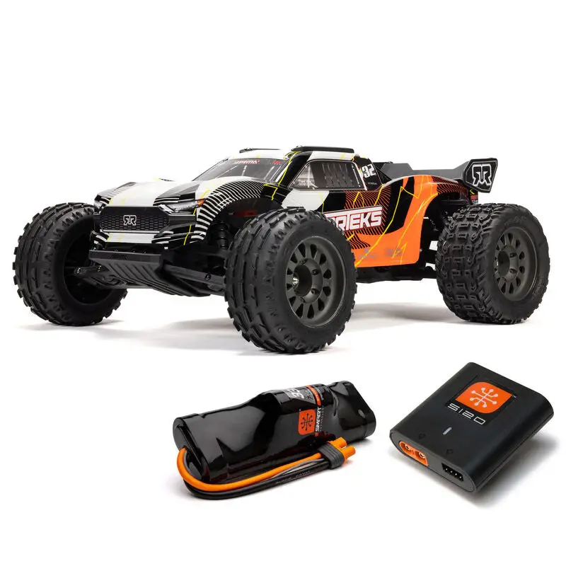 Arrma Vorteks Mega 550 Brushed 2Wd Stadium Truck W/Batt/Charger: Rtr (Orange) 1