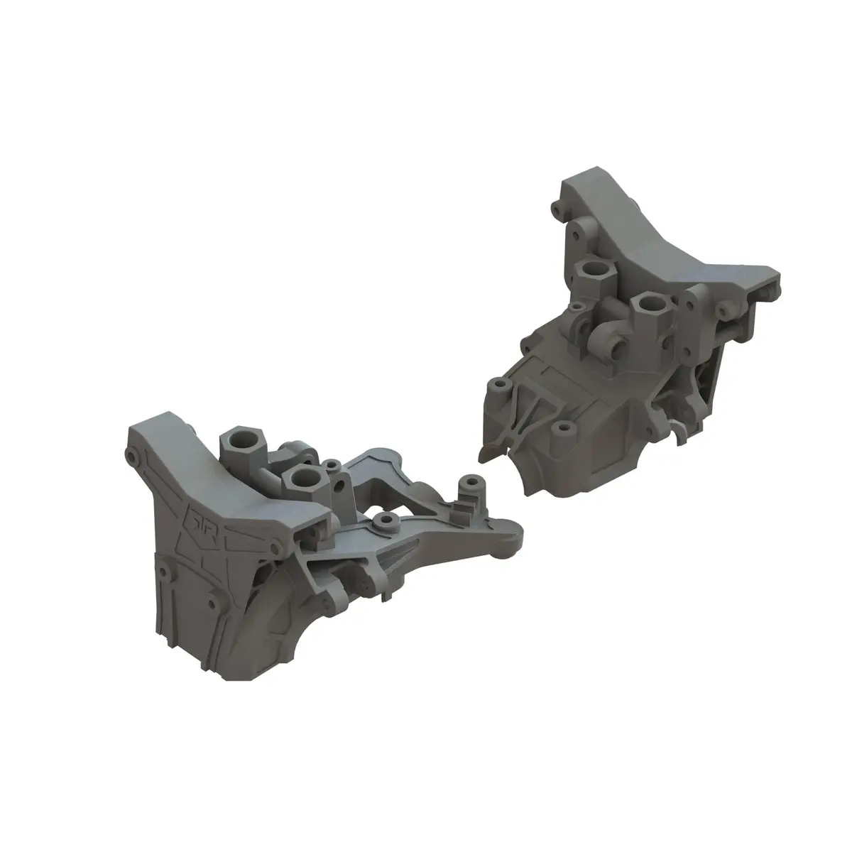 Arrma Front And Rear Composite Upper Gearbox Cover/Shock Tower: Granite 1