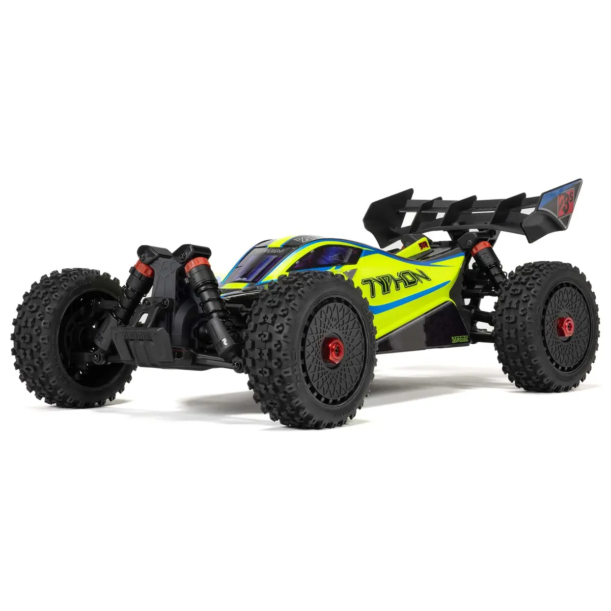 Arrma Typhon 223S 1/8 Blx Race Buggy Rtr: Yellow/Blue 1