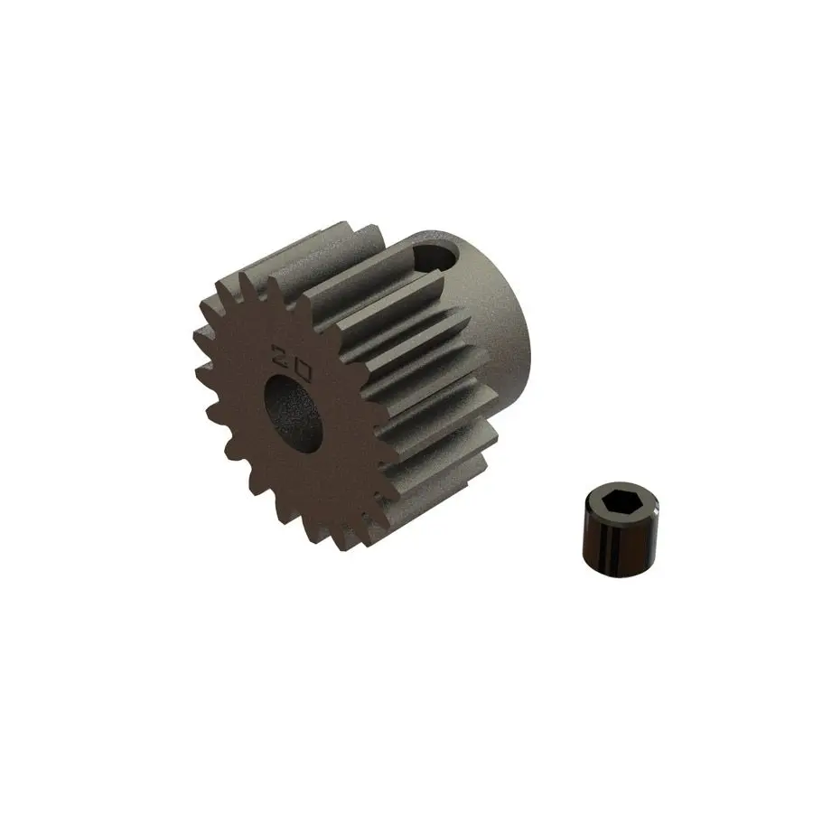 Arrma Steel Pinion Gear: 0.8Mod (20T) 4X4 Blx 3S 1