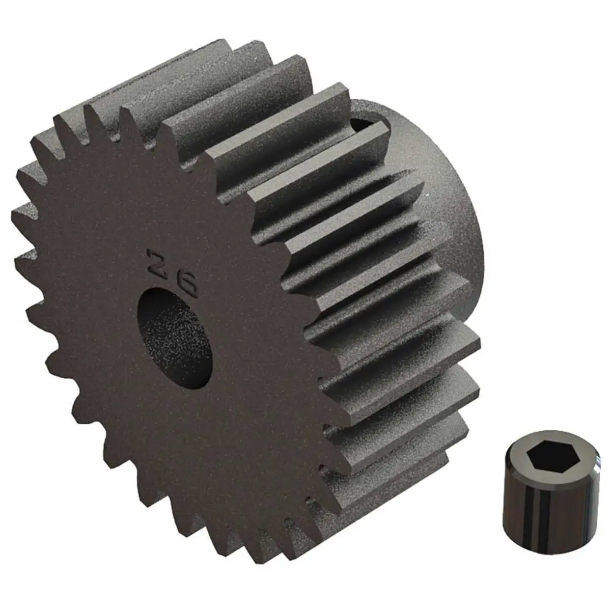 Arrma Steel Pinion Gear: 0.8Mod (26T) 4X4 Blx 3S 1