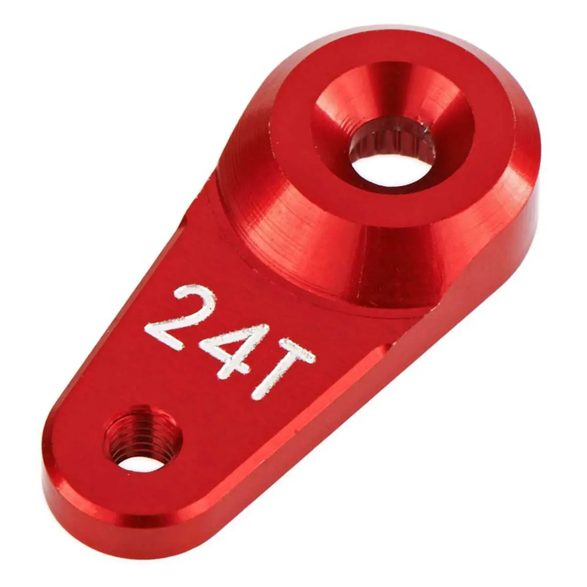 Arrma Aluminum Servo Horn: 24T (Red) 1