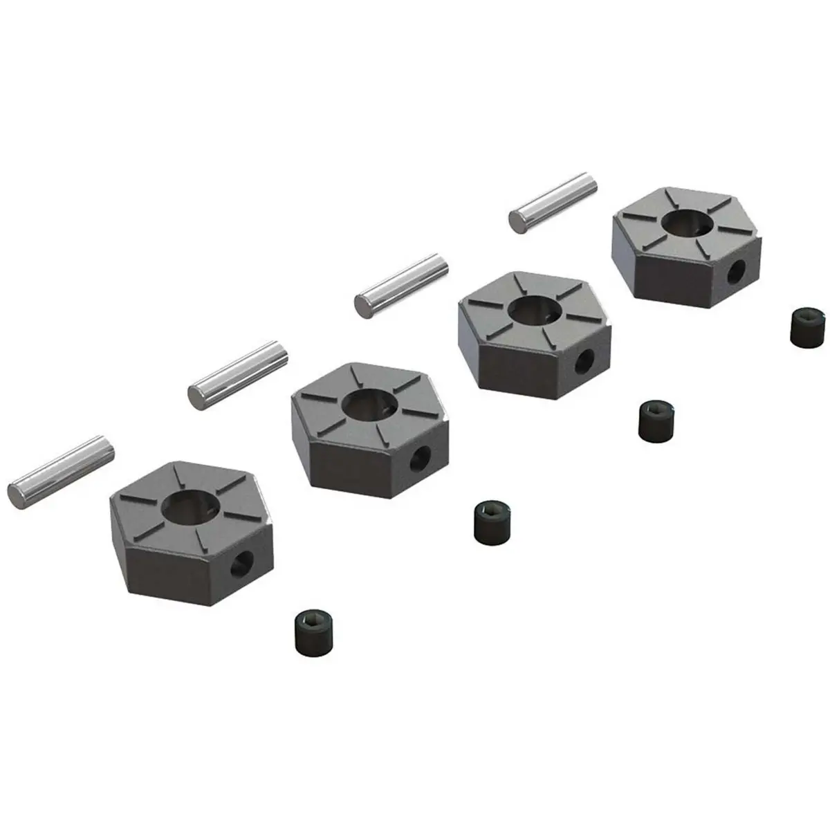 Arrma Steel Wheel Hex: 12Mm (4) 1