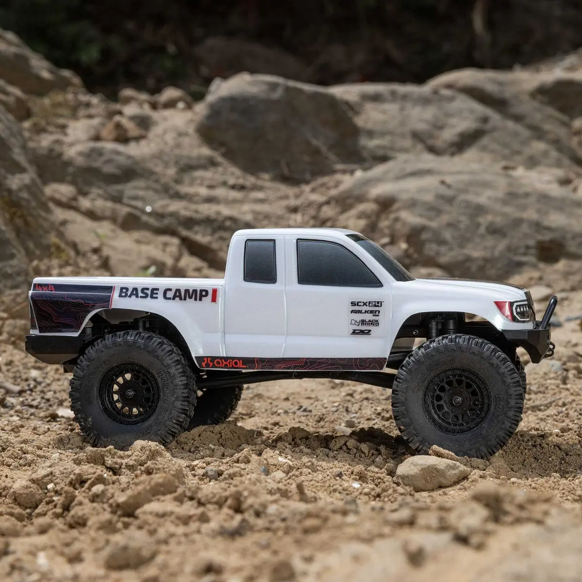 Axial Scx24 Base Camp 4Wd Rtr Micro Crawler: White 2