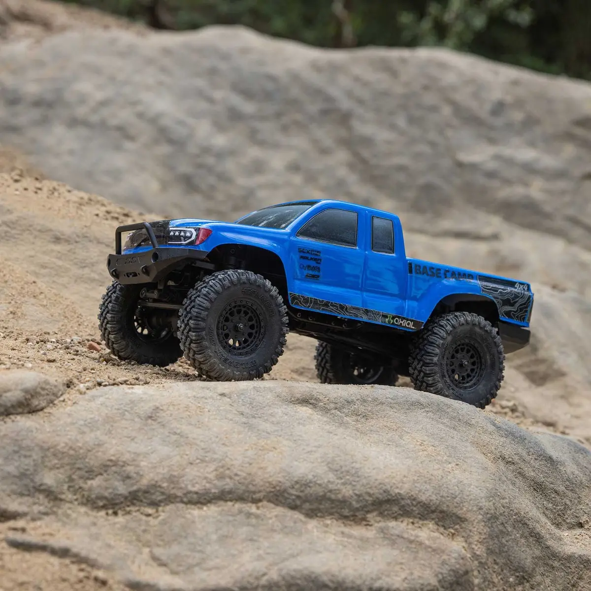 Axial Scx24 Base Camp 4Wd Rtr Micro Crawler: Blue 1
