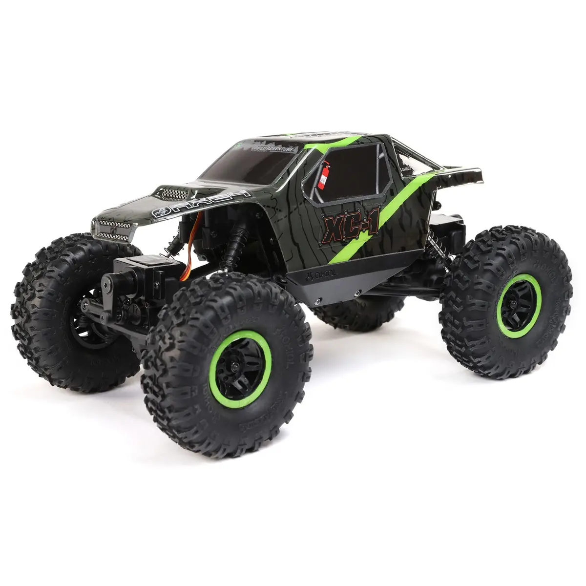 Axial Ax24 Xc-1 4Ws 1/24 Crawler Brushed Rtr (Green) 1