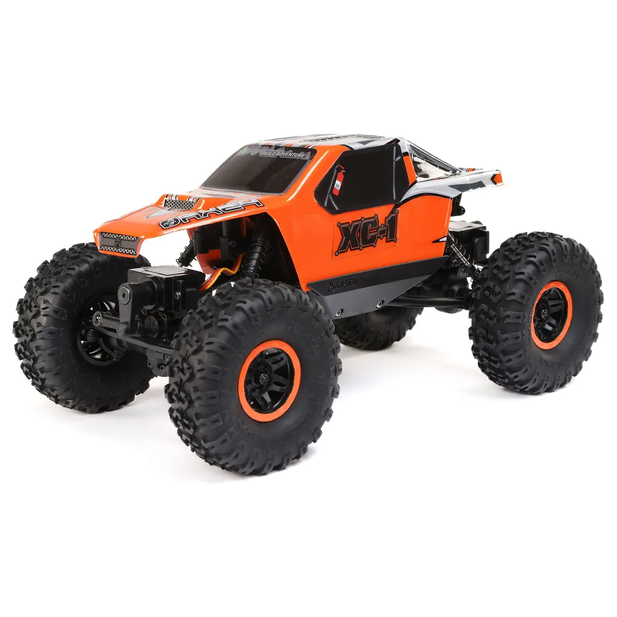 Axial Ax24 Xc-1 4Ws 1/24 Crawler Brushed Rtr (Orange) 1