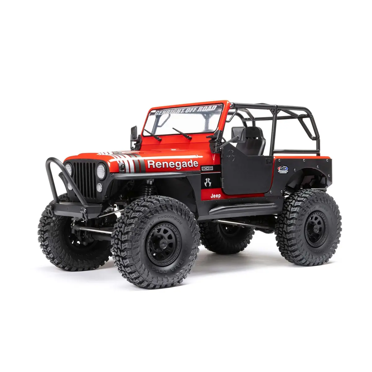 Axial Scx10iii 1/10 Jeep Cj-7 4Wd Brushed Crawler V2: Rtr (Red) 1