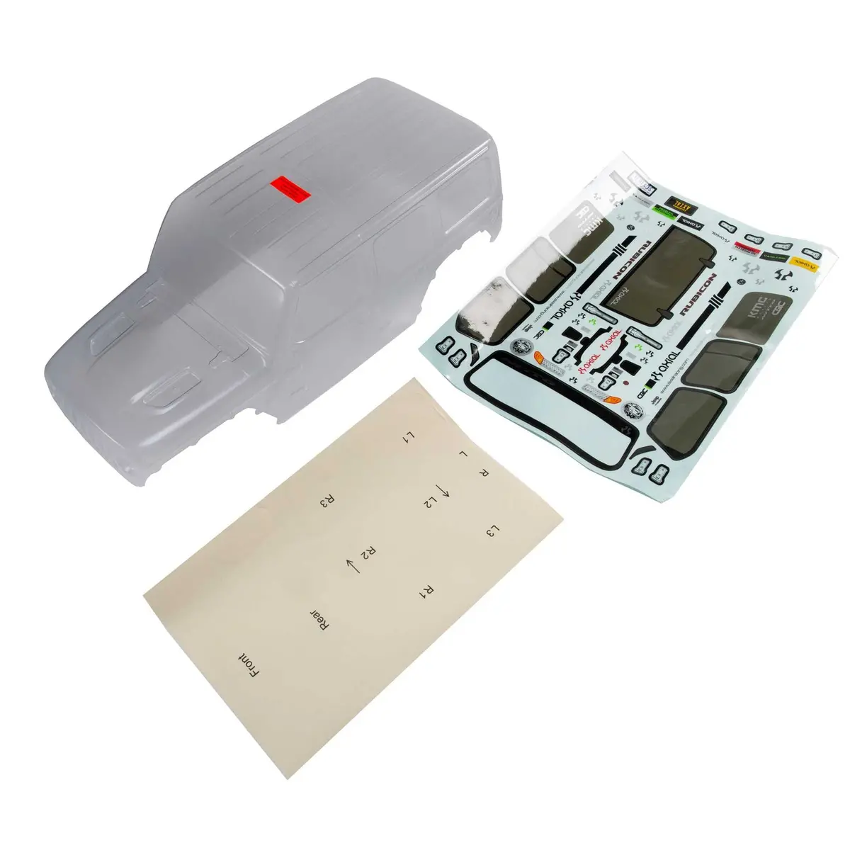 Axial Jeep Jl 4Dr Body (Clear) 1