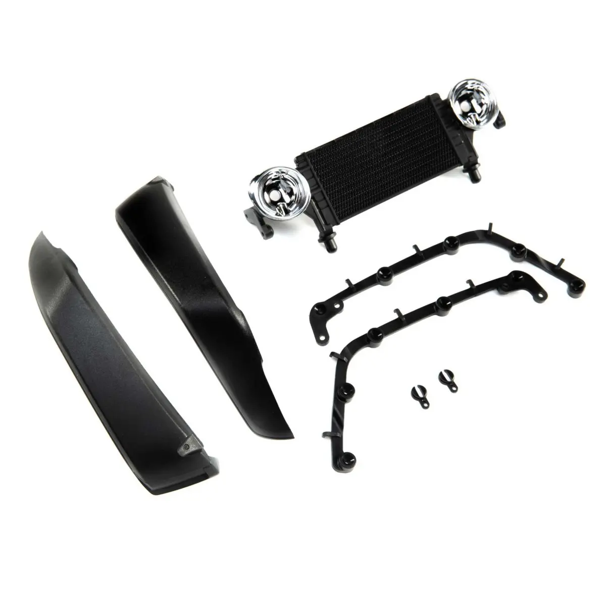 Axial Radiator & Front Fenders: Scx10iii Jeep Jlu 1