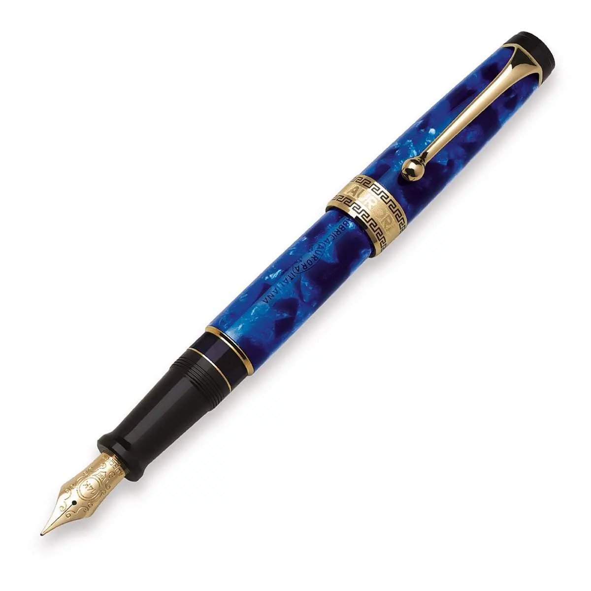 Aurora, Füller Auroloide, Gold-Plattiert, 14K Feder, Blau 1