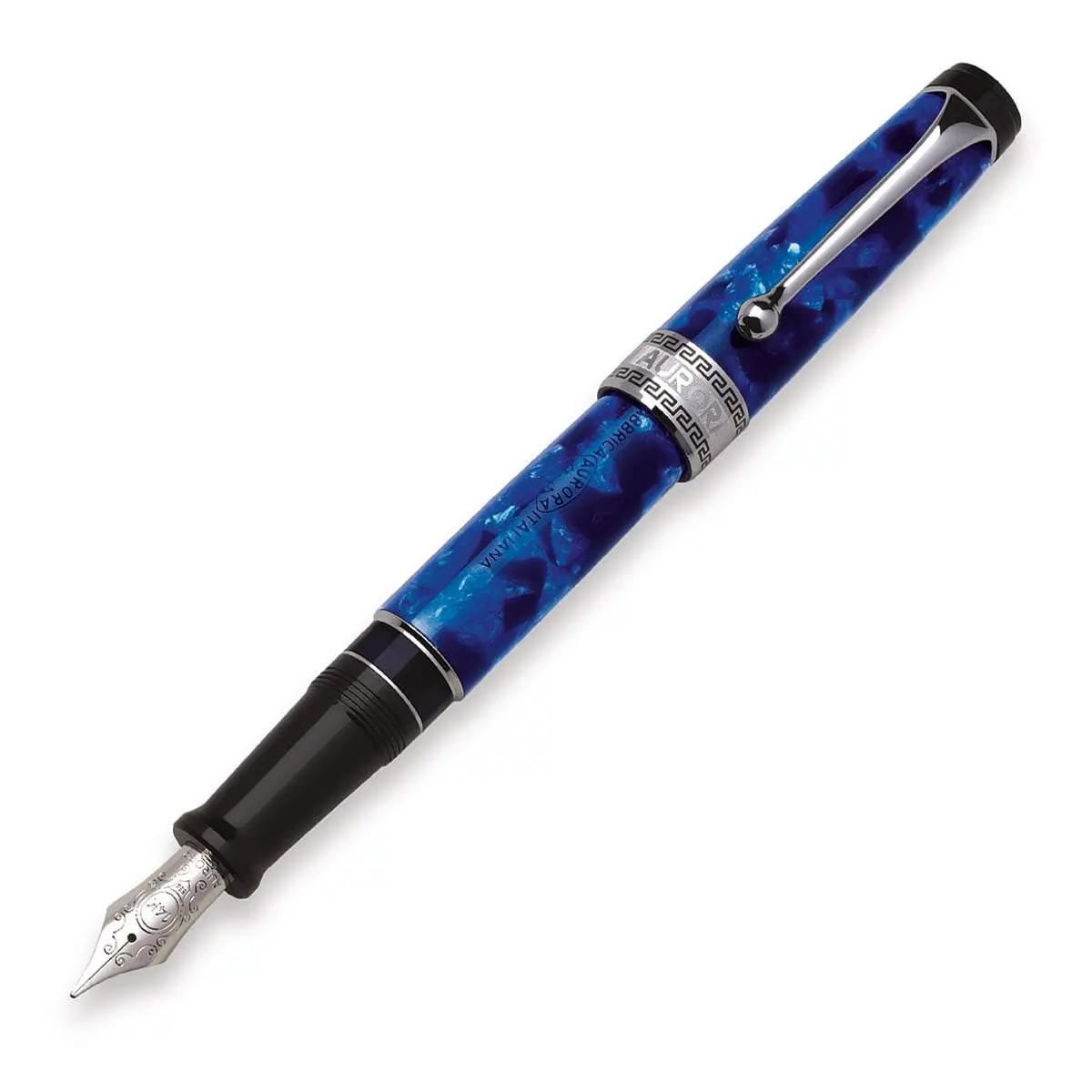 Aurora, Füller Auroloide, Chrom-Plattiert, 14K Feder, Blau 1