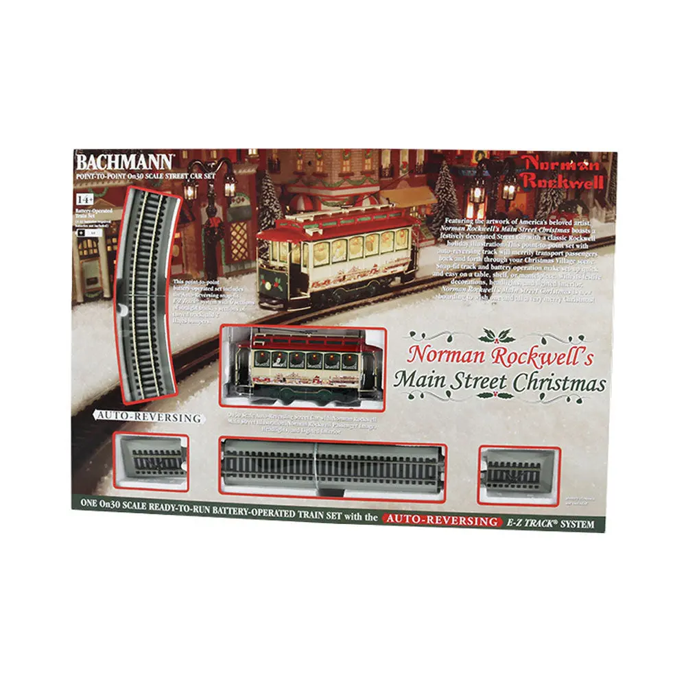 Bachmann Ho Norman Rockwell’S Main Street Christmas Train Set 1