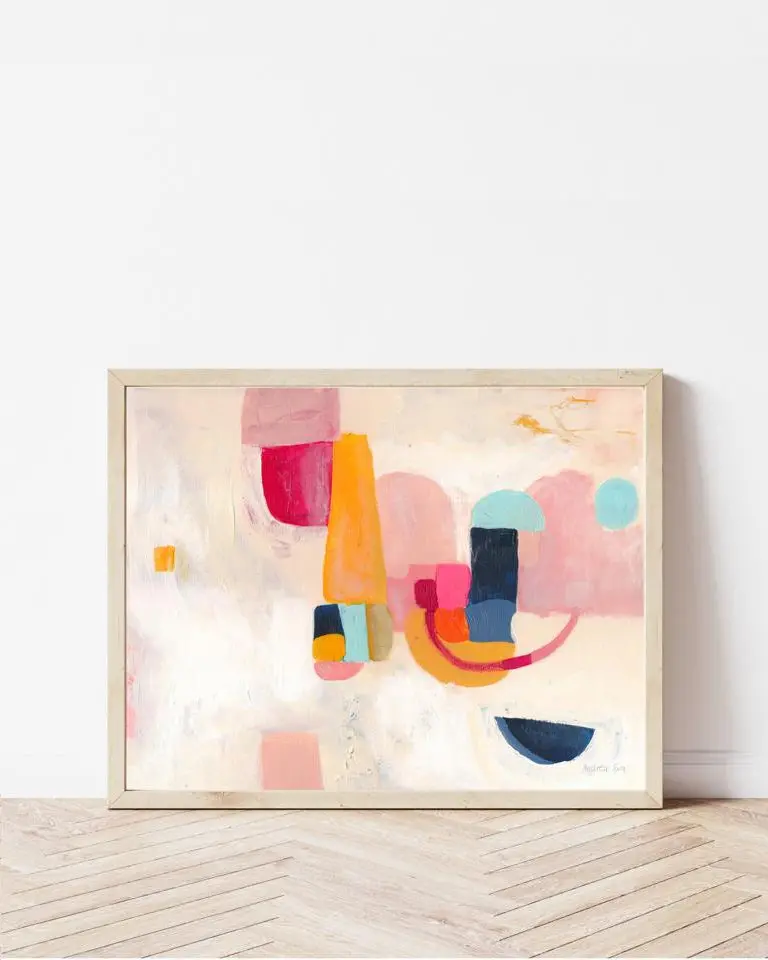 Fine Art Print *Frisky Cubes And Circles* 1