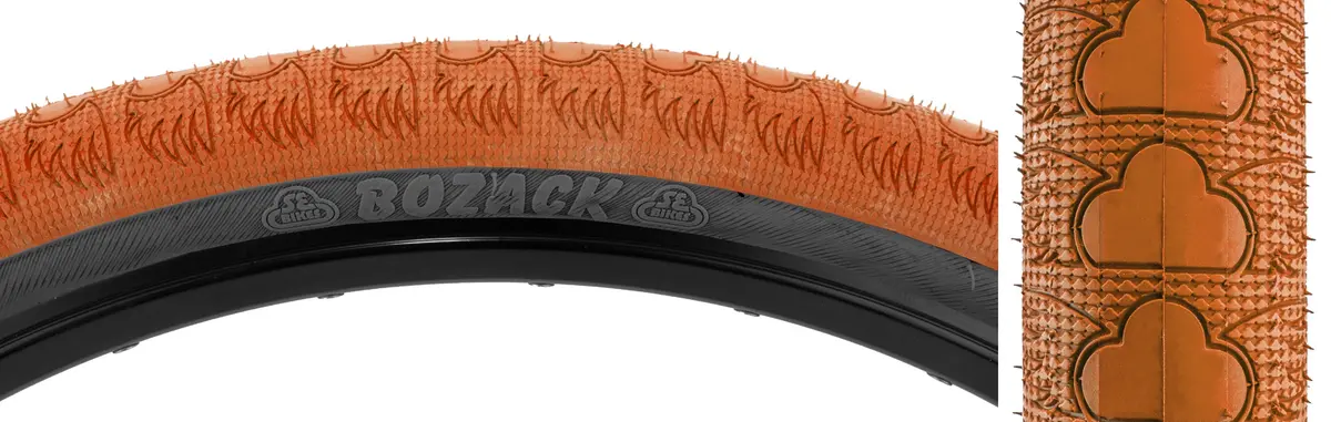 Se Bikes Bozack Tire 24" X 2.4” (Orange/Black) 1