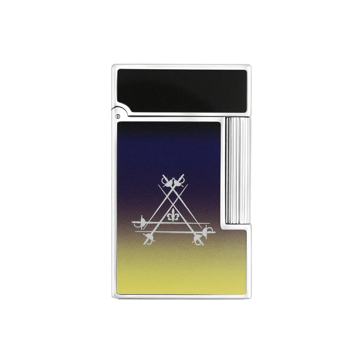 St Dupont Feuerzeug Ligne 2 Ligne 2, Palladium, Ltd. Edt., Dark-Blue 1