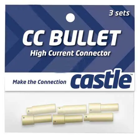 Castle Creations High Current Cc Bullet Connector Set: 5.5Mm 1