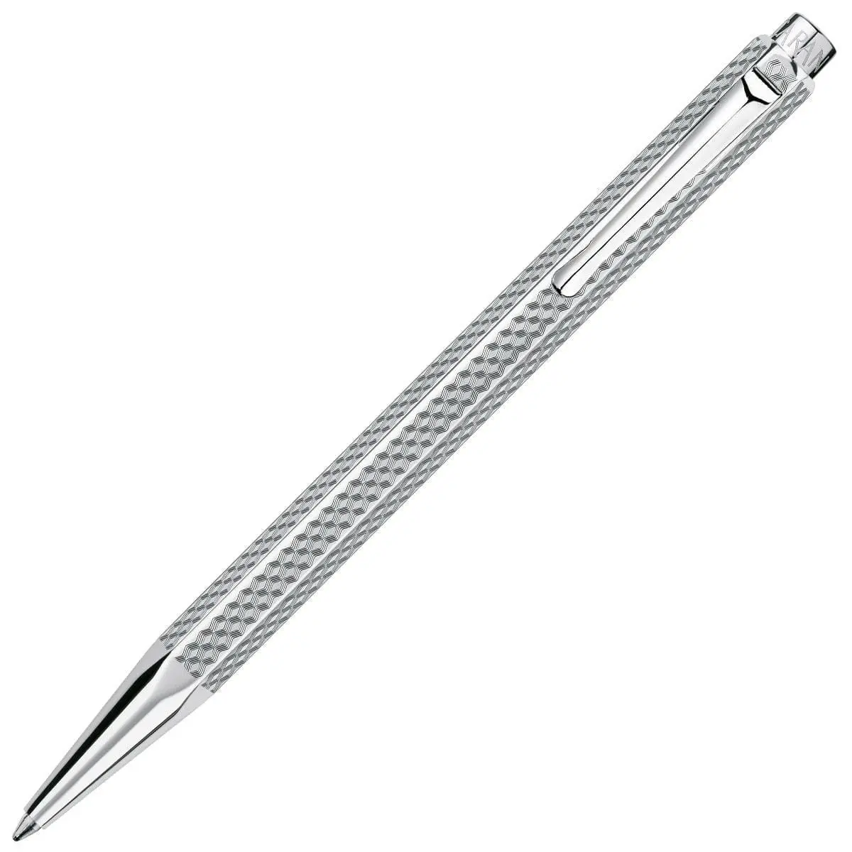 Caran D'ache, Kugelschreiber Ecridor, Cubrik Versilbert/Palladiert, Silber 1