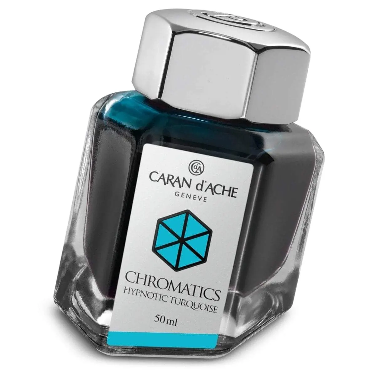 Caran D'ache, Tintenglas Chromatics, Hypnotic Turquoise 1