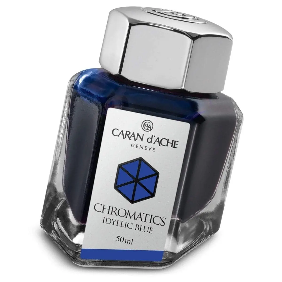 Caran D'ache, Tintenglas Chromatics, Idyllic Blue 1