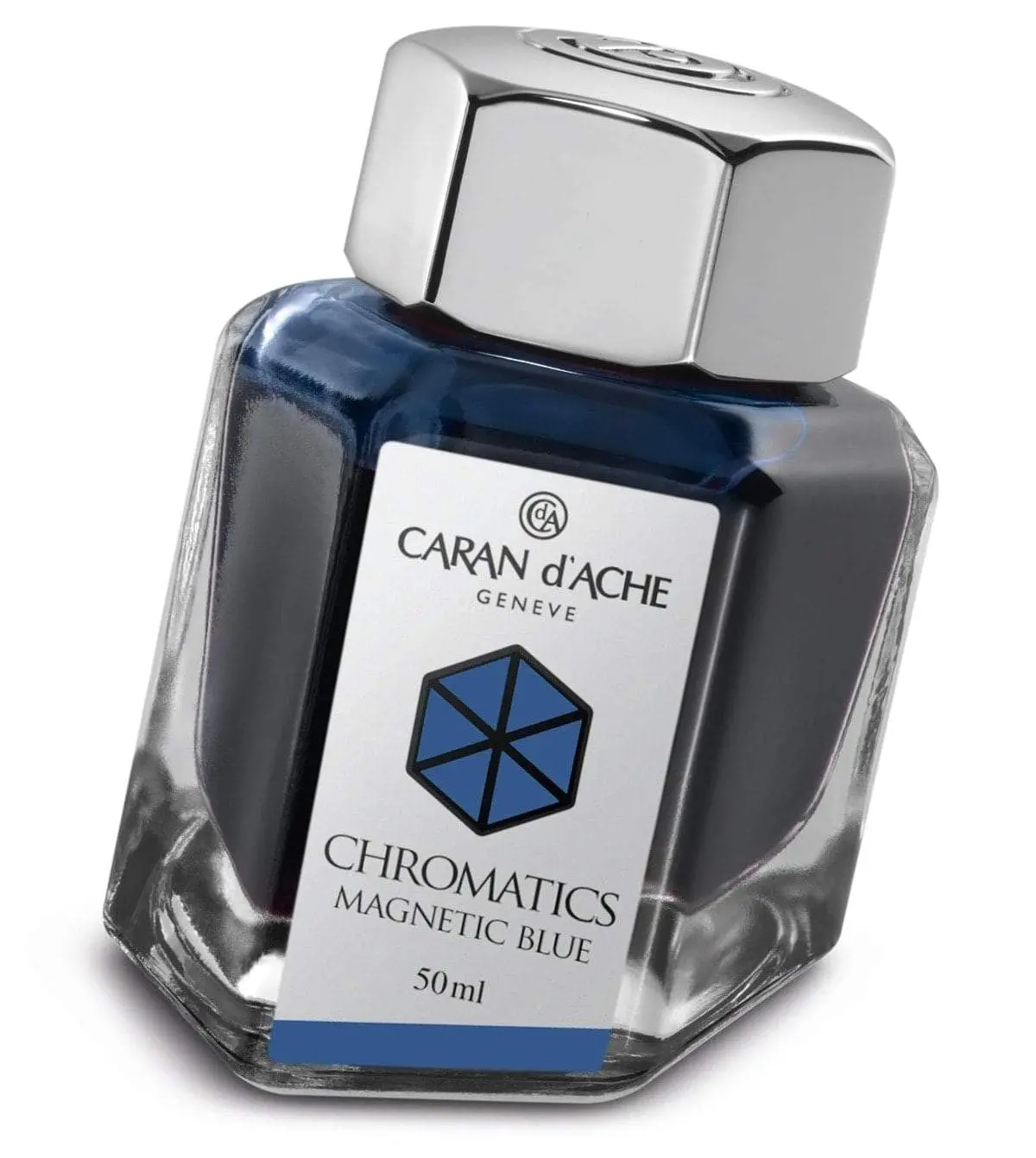 Caran D'ache, Tintenglas Chromatics, Magnetic Blue 1
