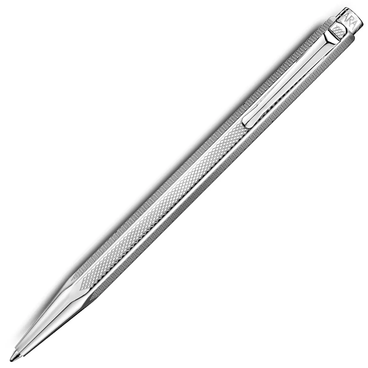 Caran D'ache, Kugelschreiber Ecridor, Rétro Versilbert/Palladiert, Silber 1