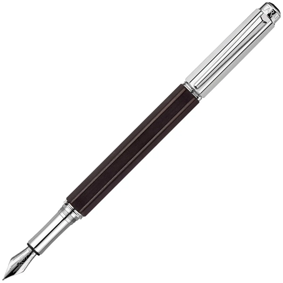 Caran D'ache, Füller Varius, Versilbert/Rhodiniert, 18K Feder, Ebony 1