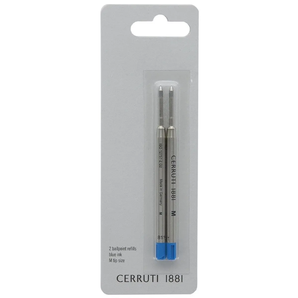 Cerruti 1881, Kugelschreibermine Soft, 2 Stk. Blau 1