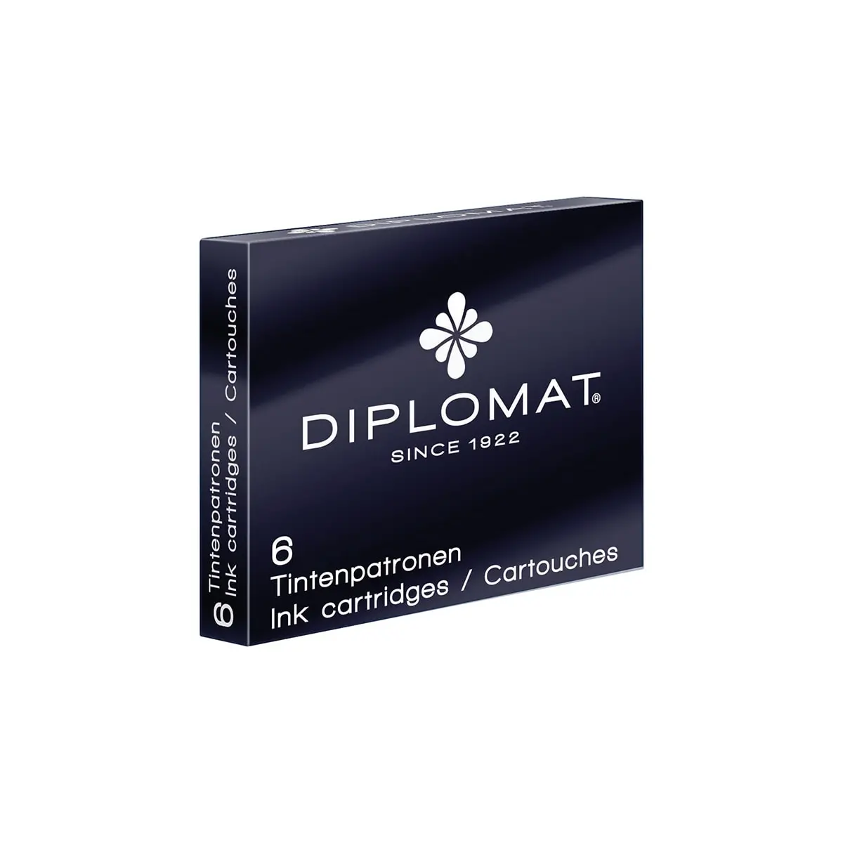 Diplomat, Tintenpatrone, 6 Stk. Schwarz 1