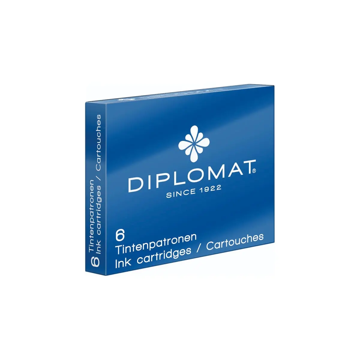 Diplomat, Tintenpatrone, 6 Stk. Blau 1