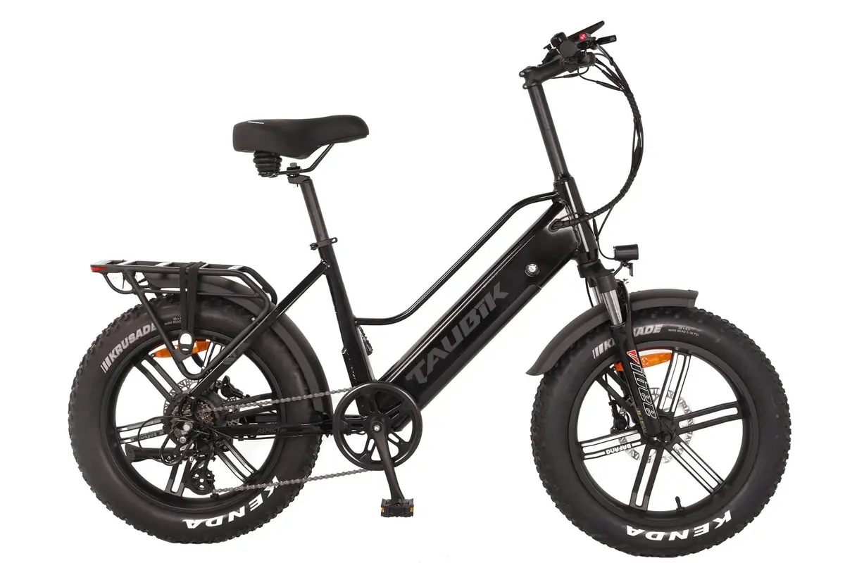 Taubik Aspect Blackout Version Fat Electric Bike 20" 1