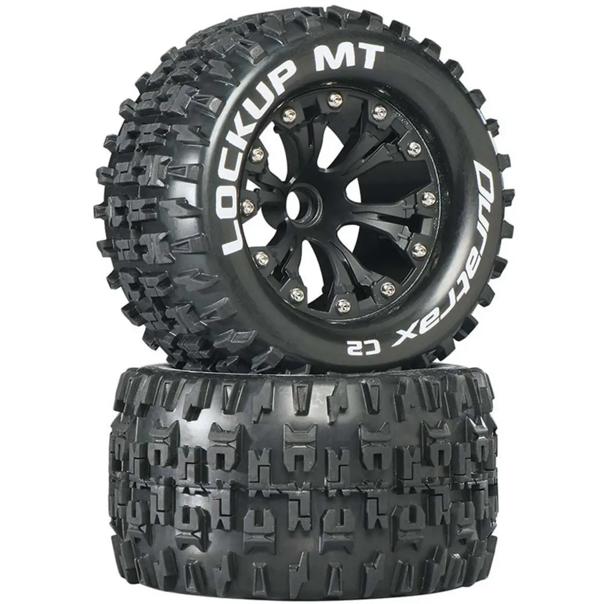 Duratrax Lockup Mt 2.8" Front 2Wd C2 Black (2) 1
