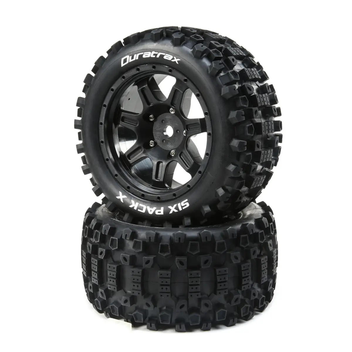 Duratrax Six Pack Mt X Belted Pre-Mounted: 24Mm (2) 1