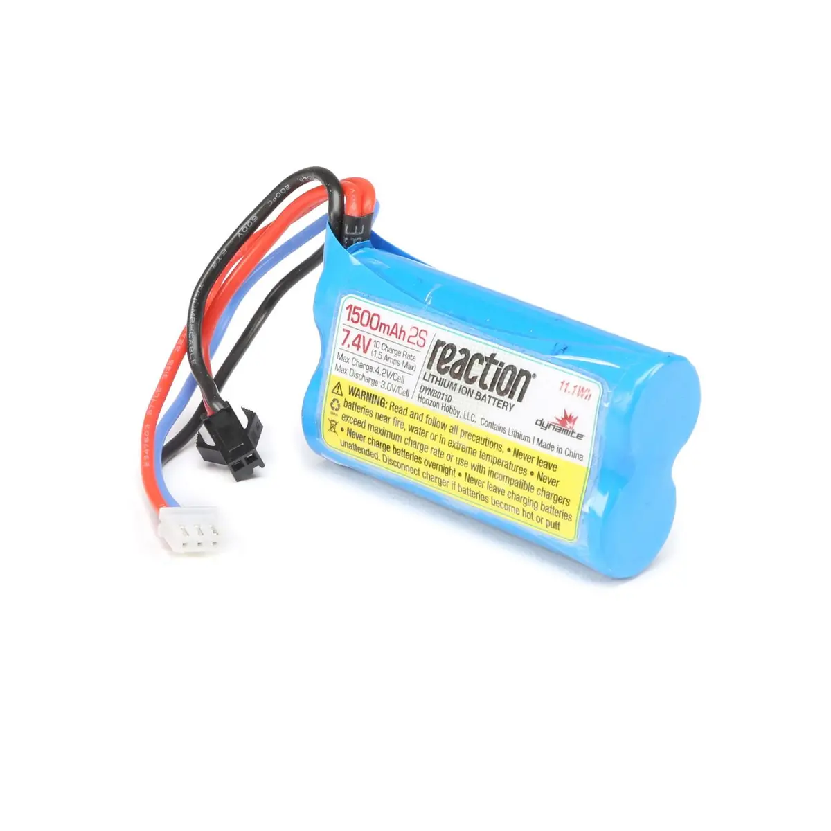 Dynamite 7.4V 2S 1500Mah Li-Ion Battery: Jet Jam Pool Racer 1