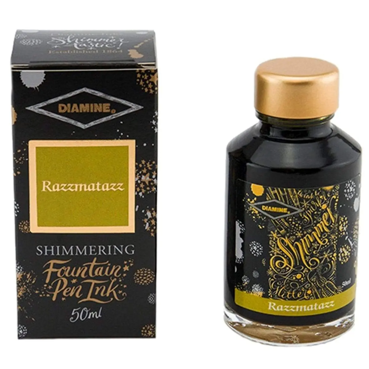 Diamine, Tintenglas Shimmering, 50 Ml, Razzmatazz 1