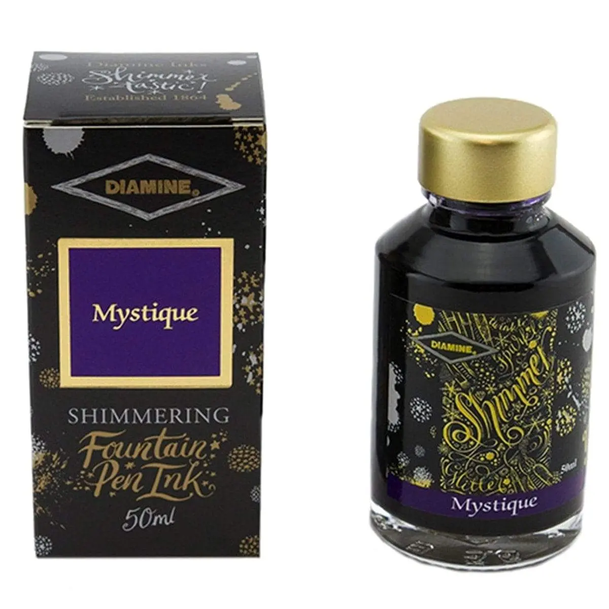 Diamine, Tintenglas Shimmering, 50 Ml, Mystique 1
