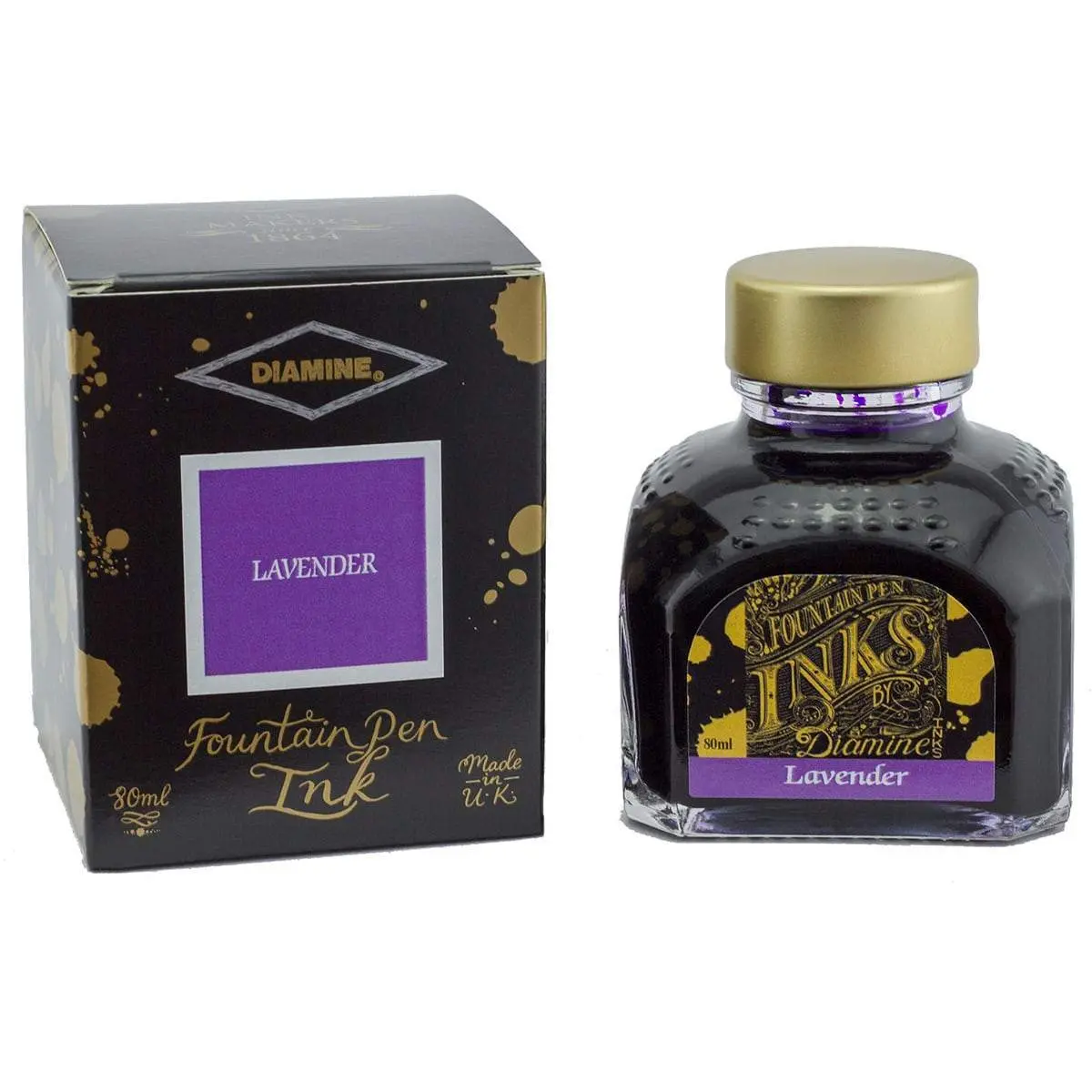 Diamine, Tintenglas Regular, 80 Ml, Lavender 1