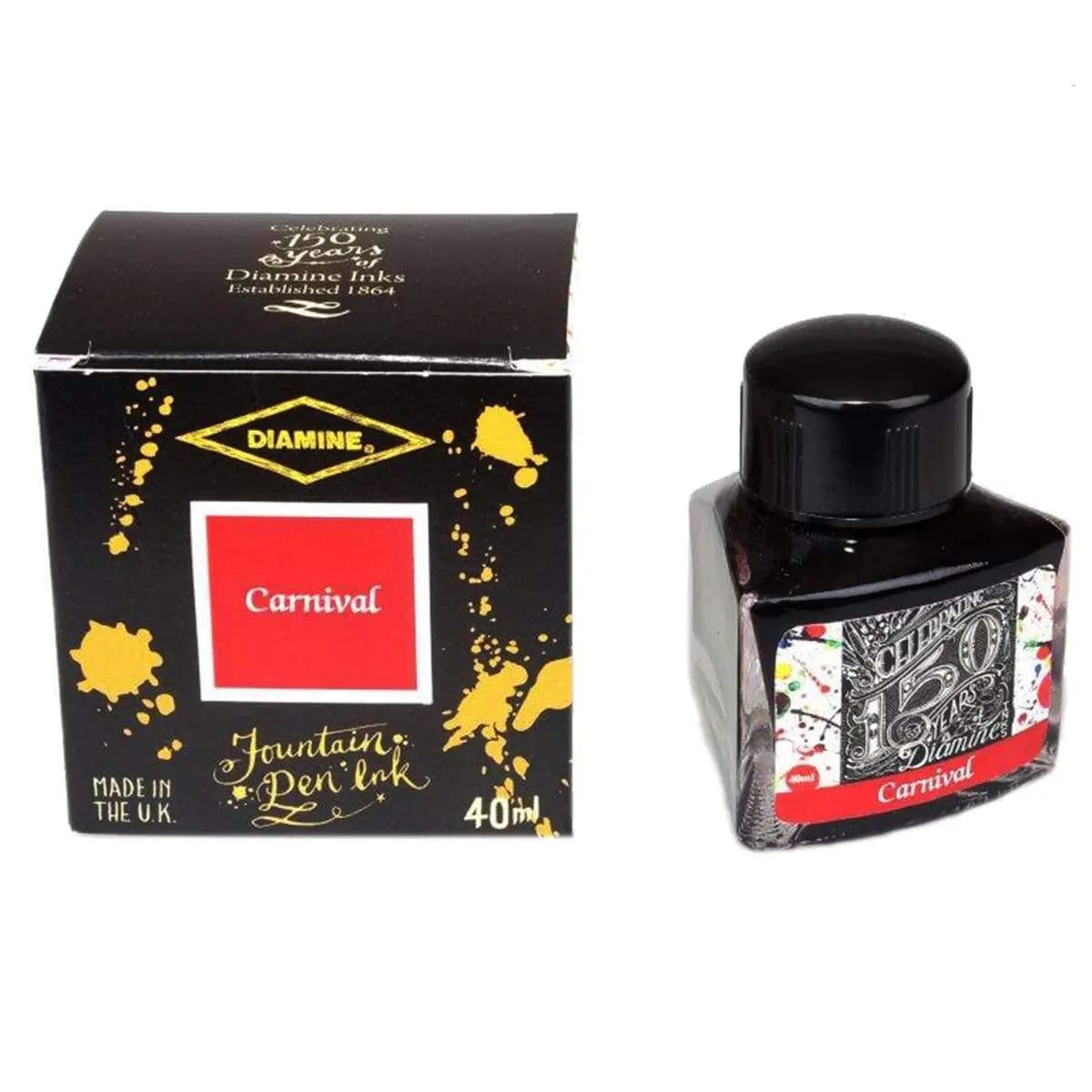 Diamine, Tintenglas 150Th Anniversary, 40 Ml, Carnival 1