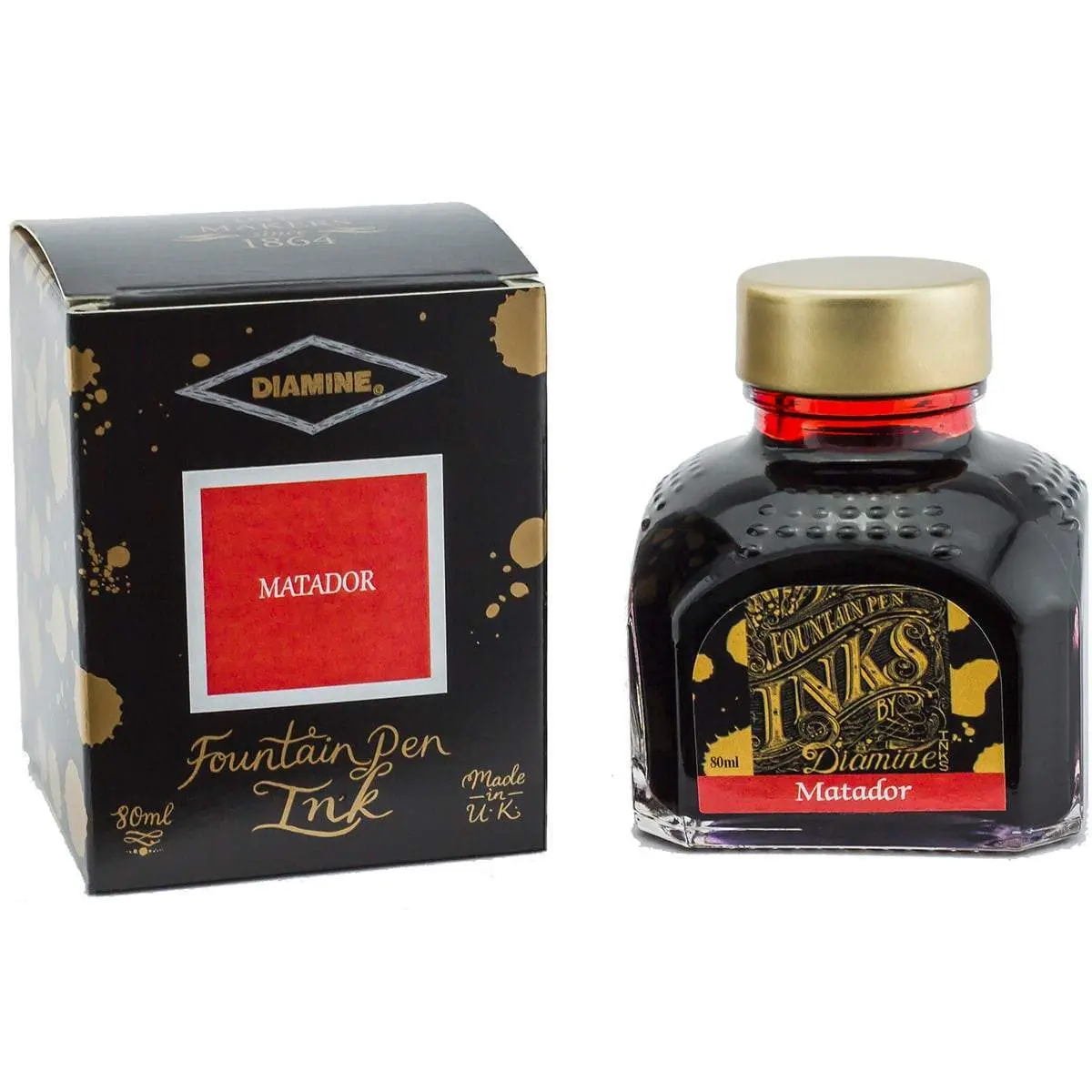 Diamine, Tintenglas Regular, 80 Ml, Matador 1