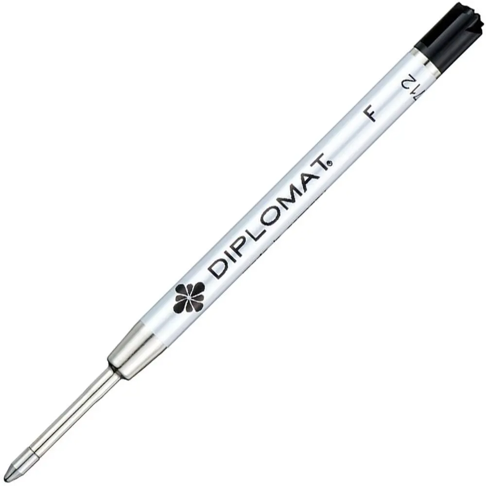 Diplomat, Kugelschreibermine, Großraummine, Schwarz 1