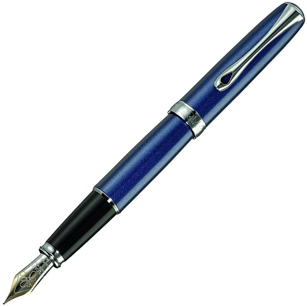 Diplomat, Füller Excellence A2, Chrom, 14K Feder, Midnight Blue 1