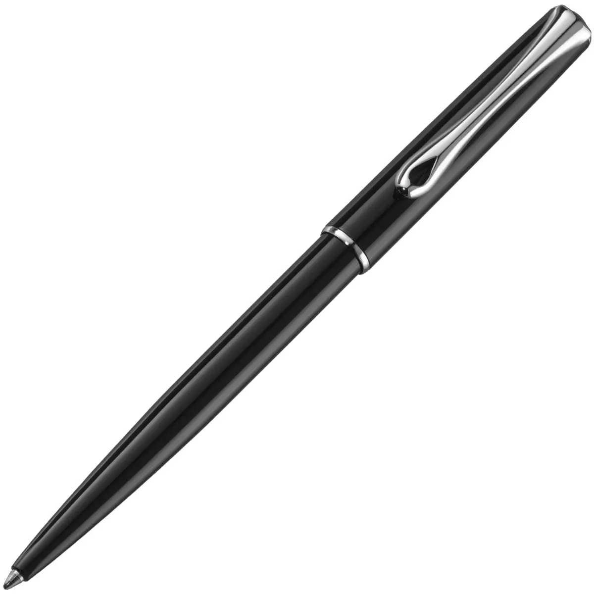 Diplomat, Kugelschreiber Traveller, Lackiert Easyflow, Schwarz 1