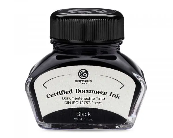 Octopus Fluids Füllhaltertinte Document Ink Black Schwarz 30 Ml 1