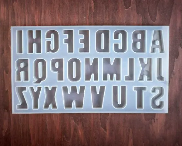Octopus Silikon-Gießform Buchstaben Xxl Extratief 1