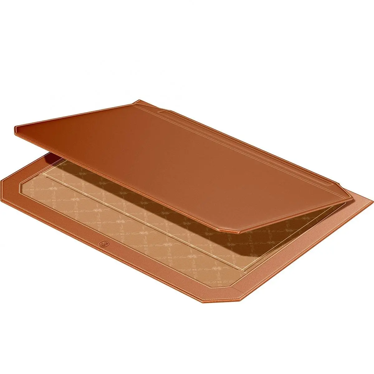 El Casco, Schreibtischunterlage Kalbsleder, Pflanzlich Gegerbt, Cognac 1